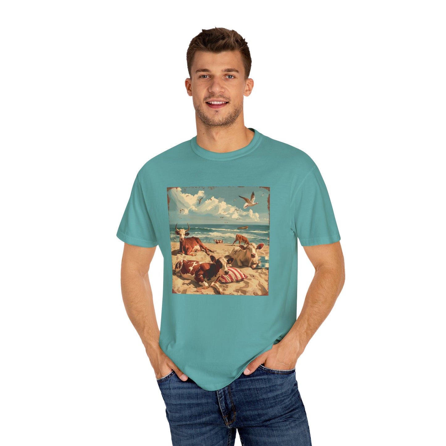 Funny Graphic Tee | Funny Shirt | Summer Shirt | Vacation Tee | Farm Animals Shirt | Shirt for the Zoo | Zoo Trip | Beach Shirt | Cow