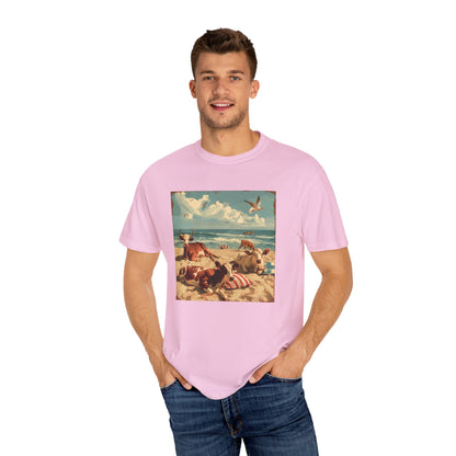 Funny Graphic Tee | Funny Shirt | Summer Shirt | Vacation Tee | Farm Animals Shirt | Shirt for the Zoo | Zoo Trip | Beach Shirt | Cow