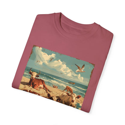 Funny Graphic Tee | Funny Shirt | Summer Shirt | Vacation Tee | Farm Animals Shirt | Shirt for the Zoo | Zoo Trip | Beach Shirt | Cow