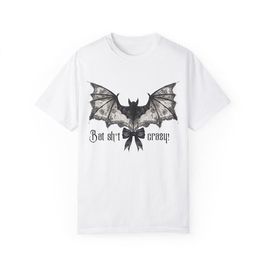 Bat Spooky Season Halloween Shirt | Gothic Shirt | Vintage Shirt | Funny Shirt | Comfort Colors Aesthetic Tee | Bat Graphic | Bow Shirt