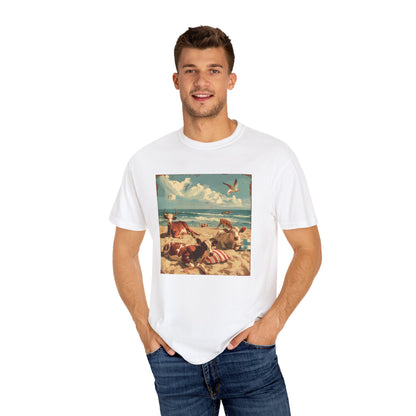 Funny Graphic Tee | Funny Shirt | Summer Shirt | Vacation Tee | Farm Animals Shirt | Shirt for the Zoo | Zoo Trip | Beach Shirt | Cow