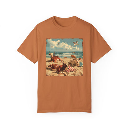 Funny Graphic Tee | Funny Shirt | Summer Shirt | Vacation Tee | Farm Animals Shirt | Shirt for the Zoo | Zoo Trip | Beach Shirt | Cow