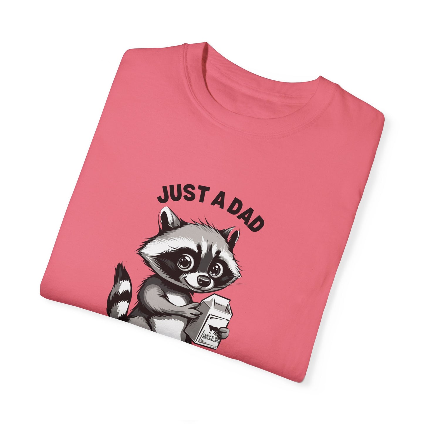 Raccoon Cartoon Tshirt | Milk Dad Comes Back Funny Shirt | Father's Day Shirt | Raccoon Milk Carton Father's Day Funny | Comfort Colors