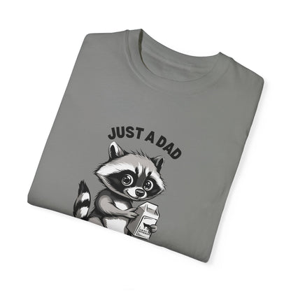 Raccoon Cartoon Tshirt | Milk Dad Comes Back Funny Shirt | Father's Day Shirt | Raccoon Milk Carton Father's Day Funny | Comfort Colors