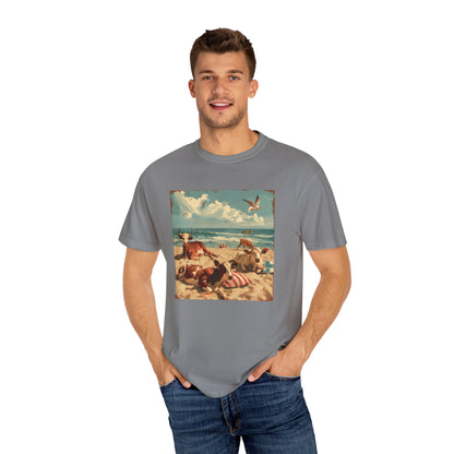 Funny Graphic Tee | Funny Shirt | Summer Shirt | Vacation Tee | Farm Animals Shirt | Shirt for the Zoo | Zoo Trip | Beach Shirt | Cow