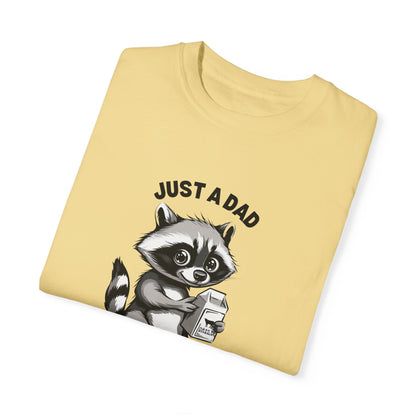 Raccoon Cartoon Tshirt | Milk Dad Comes Back Funny Shirt | Father's Day Shirt | Raccoon Milk Carton Father's Day Funny | Comfort Colors