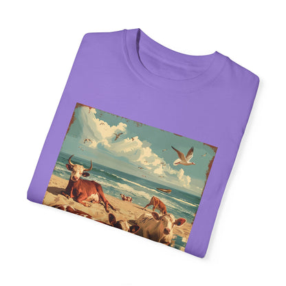 Funny Graphic Tee | Funny Shirt | Summer Shirt | Vacation Tee | Farm Animals Shirt | Shirt for the Zoo | Zoo Trip | Beach Shirt | Cow