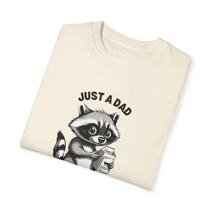 Raccoon Cartoon Tshirt | Milk Dad Comes Back Funny Shirt | Father's Day Shirt | Raccoon Milk Carton Father's Day Funny | Comfort Colors