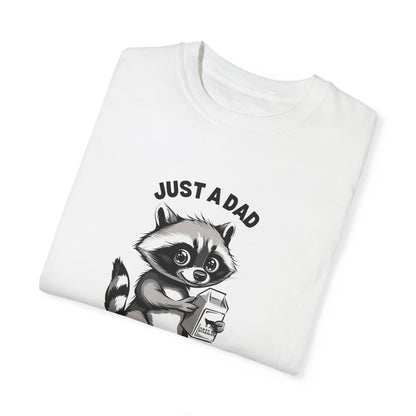 Raccoon Cartoon Tshirt | Milk Dad Comes Back Funny Shirt | Father's Day Shirt | Raccoon Milk Carton Father's Day Funny | Comfort Colors