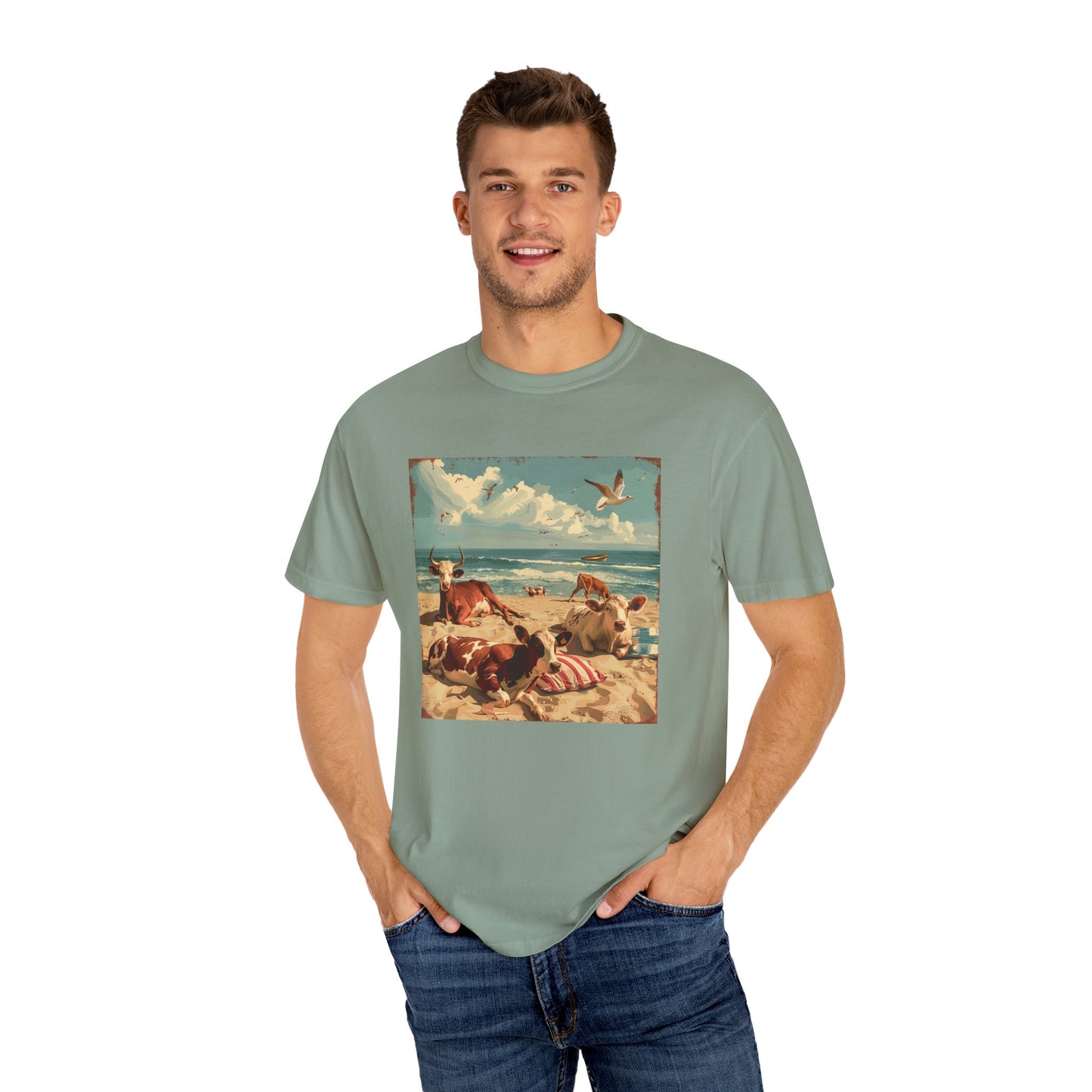 Funny Graphic Tee | Funny Shirt | Summer Shirt | Vacation Tee | Farm Animals Shirt | Shirt for the Zoo | Zoo Trip | Beach Shirt | Cow