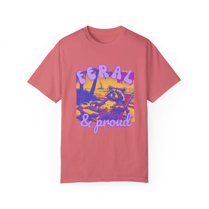 Feral Girl Summer | Feral Raccoon | Raccoon Shirt | Feral Girl Shirt | Feral Girl Tee | Summer Shirt | Vacation Shirt | Vacation Shirt