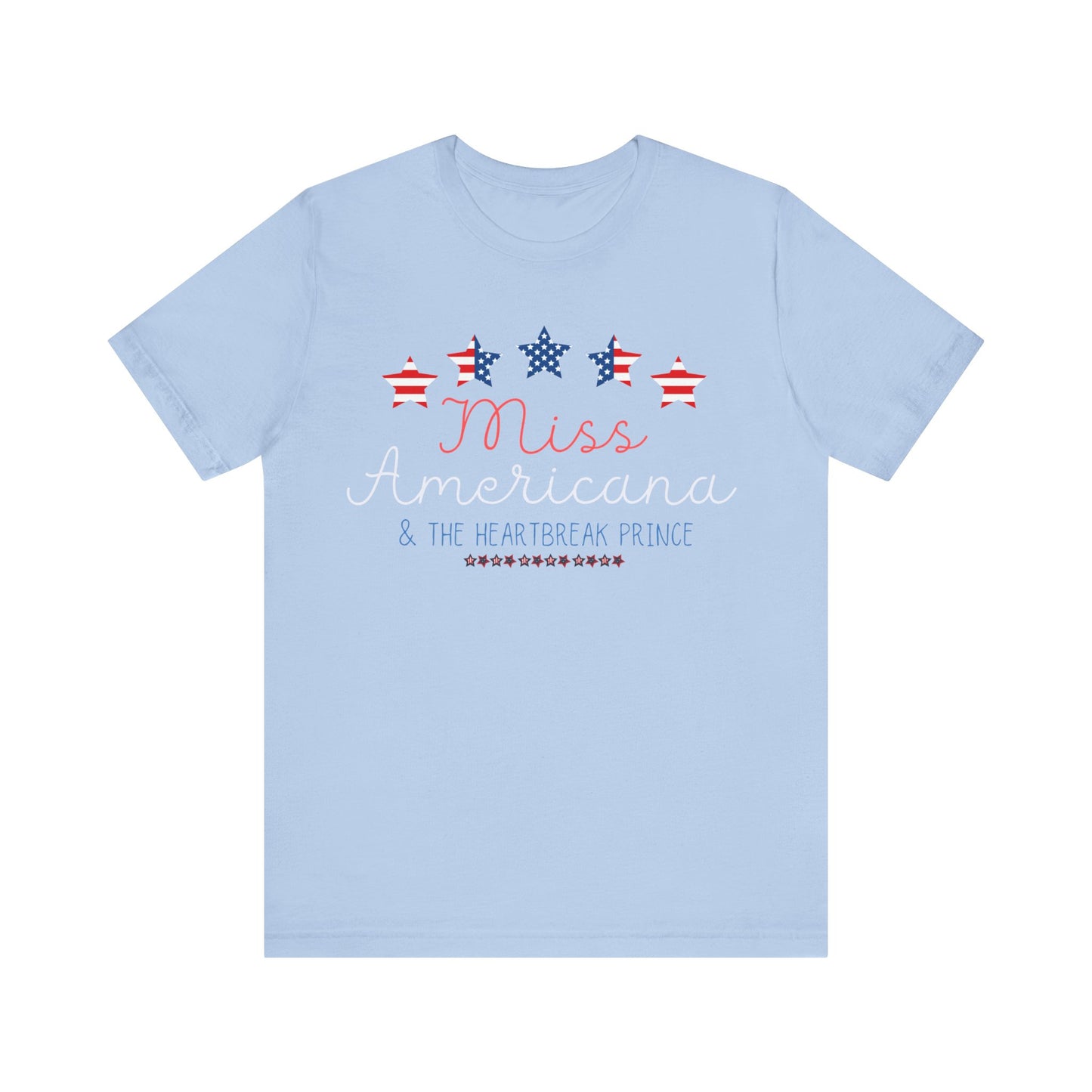 Taylor Swift | Independence Day | Fourth of July | July 4th | USA | Miss Americana | Unisex Jersey Short Sleeve Tee