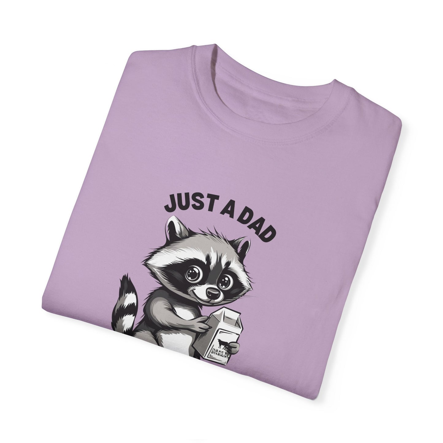 Raccoon Cartoon Tshirt | Milk Dad Comes Back Funny Shirt | Father's Day Shirt | Raccoon Milk Carton Father's Day Funny | Comfort Colors