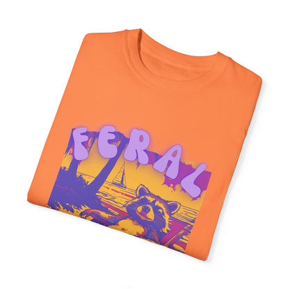 Feral Girl Summer | Feral Raccoon | Raccoon Shirt | Feral Girl Shirt | Feral Girl Tee | Summer Shirt | Vacation Shirt | Vacation Shirt