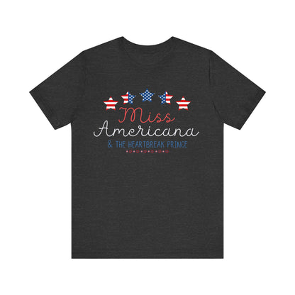 Taylor Swift | Independence Day | Fourth of July | July 4th | USA | Miss Americana | Unisex Jersey Short Sleeve Tee