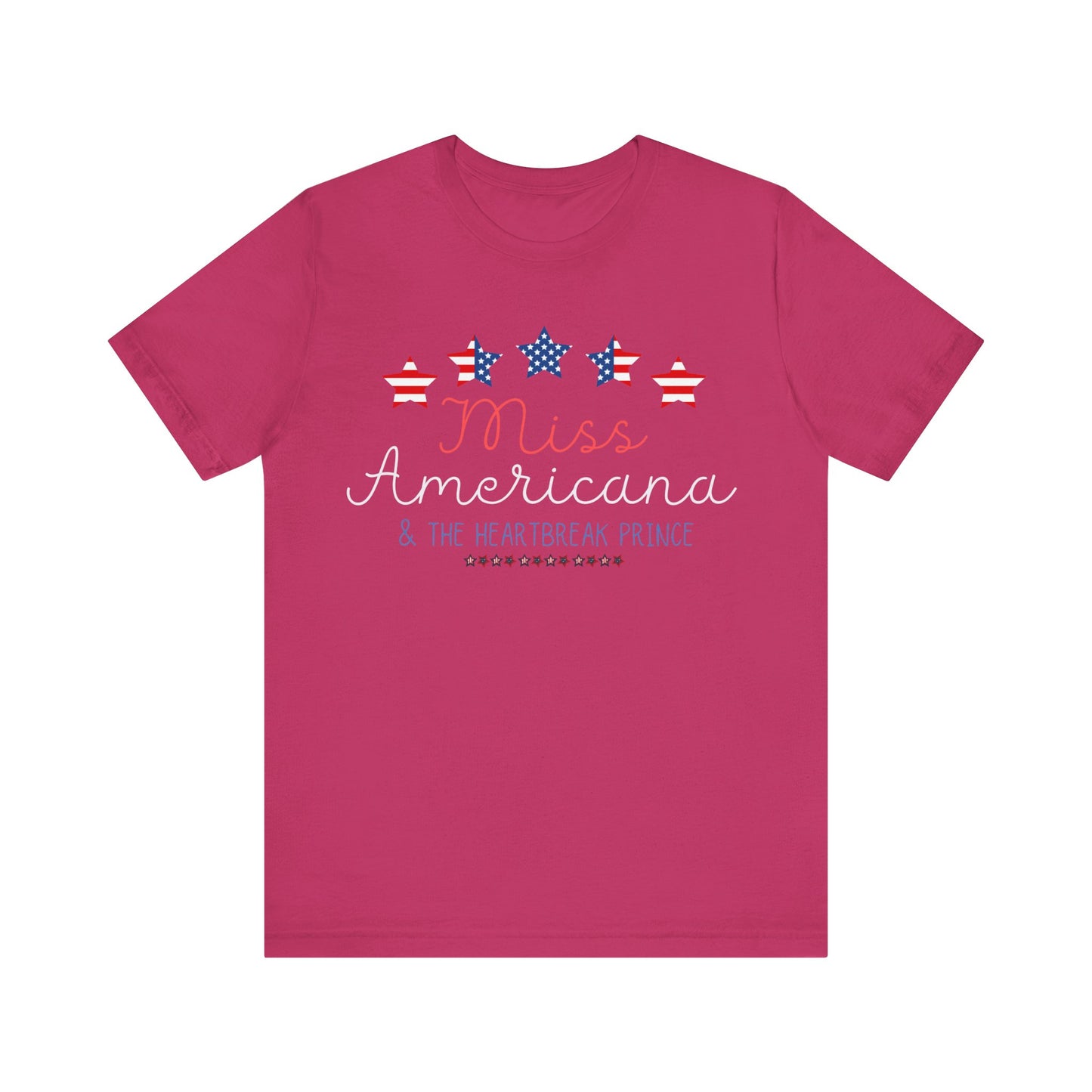 Taylor Swift | Independence Day | Fourth of July | July 4th | USA | Miss Americana | Unisex Jersey Short Sleeve Tee