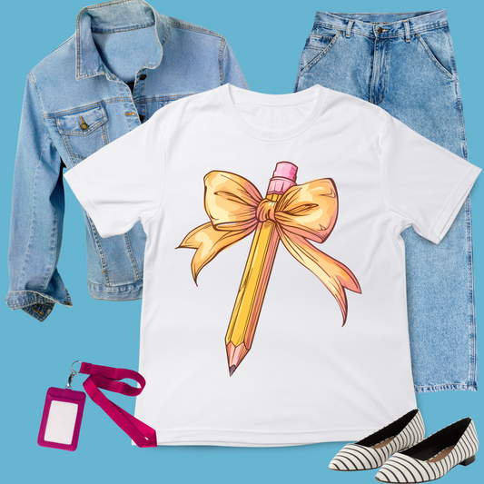 Back To School Pencil Bow