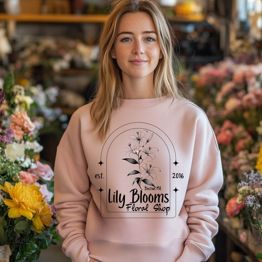 Lily Blooms Graphic