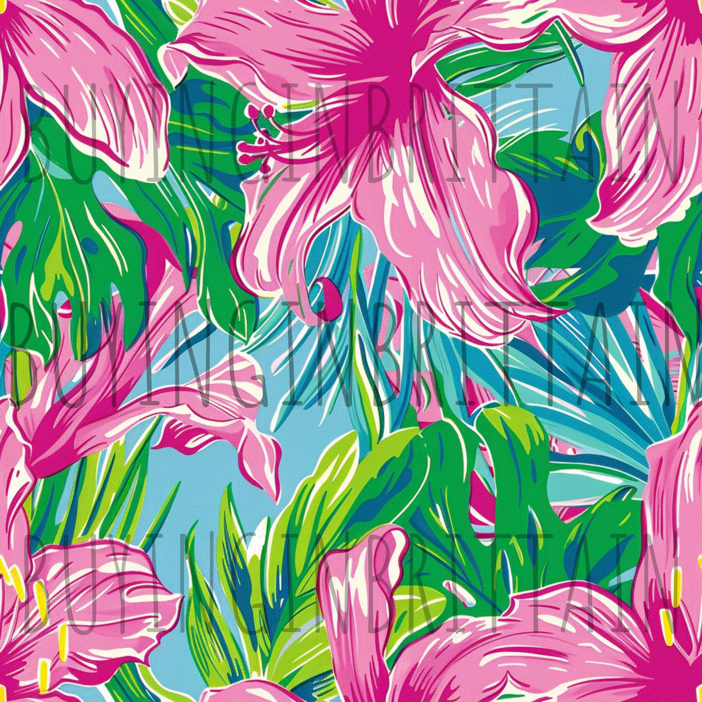 Large Tropical Floral