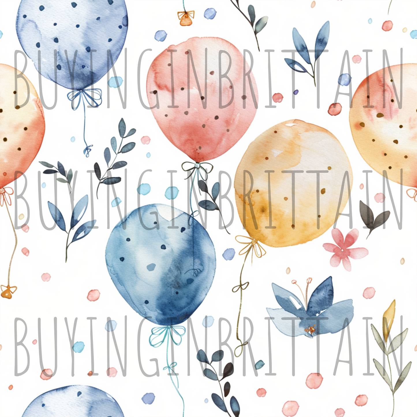 Watercolor Balloons