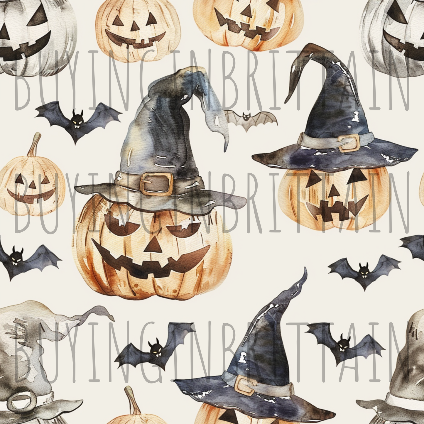 Witchy Pumpkin Bats