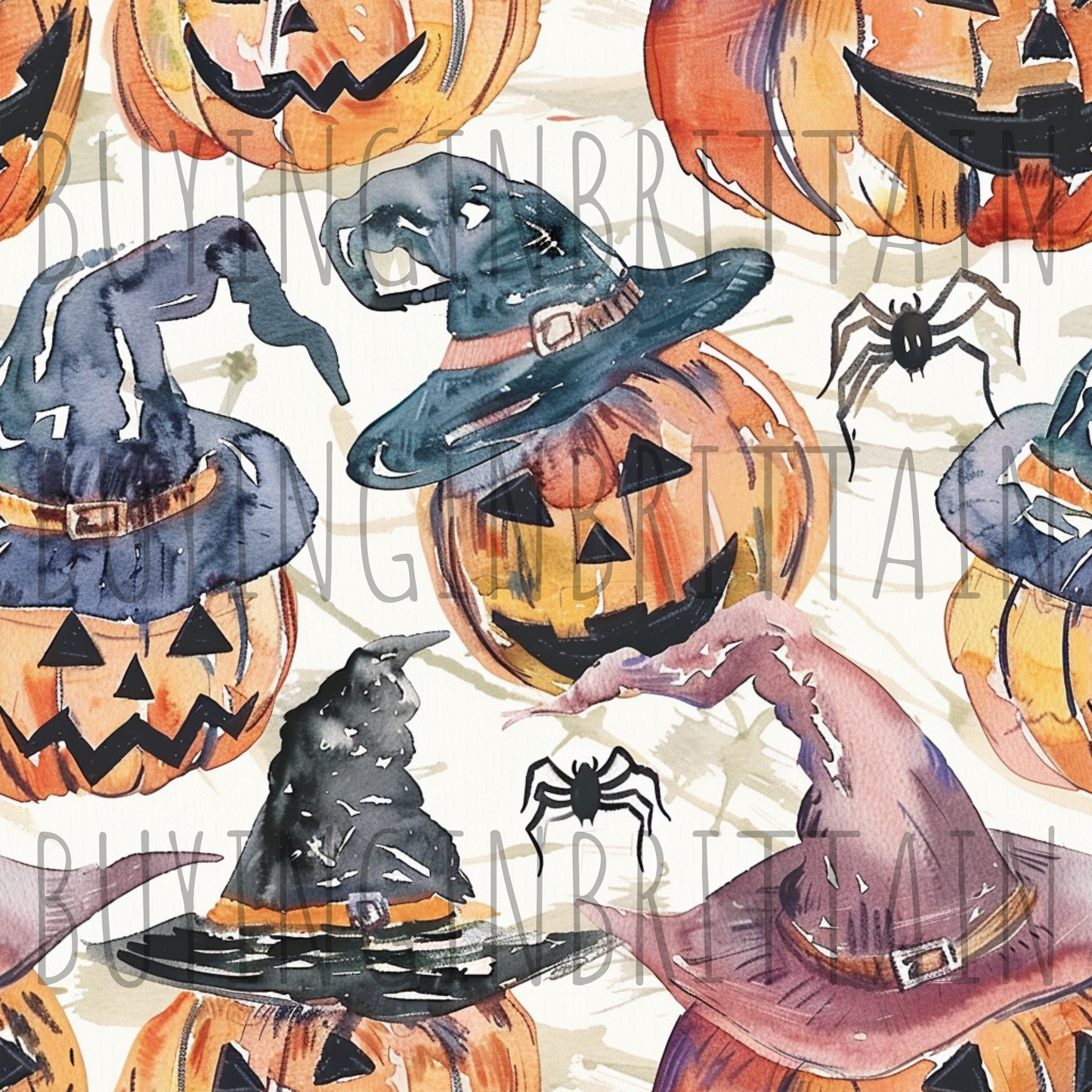 Witchy Pumpkin Spiders